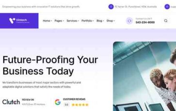 Vintech (screenshot desktop)