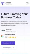 Vintech (screenshot mobile)
