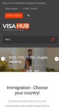 VisaHub (screenshot mobile)