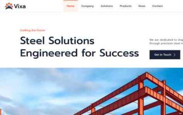 Vixa (HiBootstrap) (screenshot desktop)