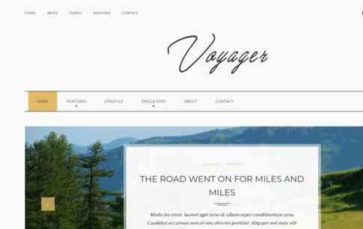 Voyager (KendyThemes) - (screenshot desktop)