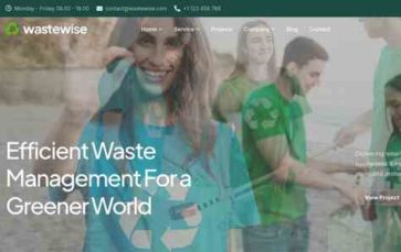 Wastewise (screenshot desktop)
