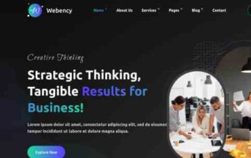 Webency (screenshot desktop)