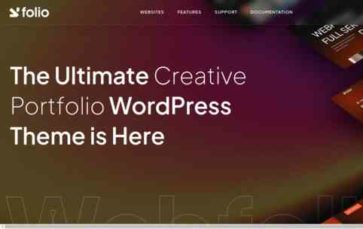 Webfolio (screenshot desktop)