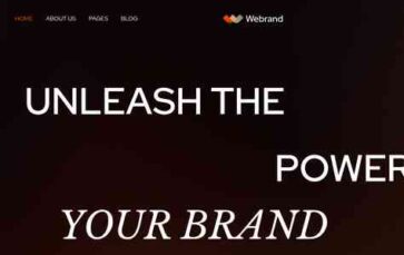 Webrand (screenshot desktop)