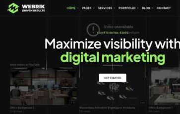 Webrik (screenshot desktop)