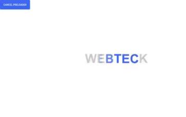 Webteck (screenshot desktop)