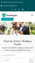 WeddingDir (screenshot mobile)