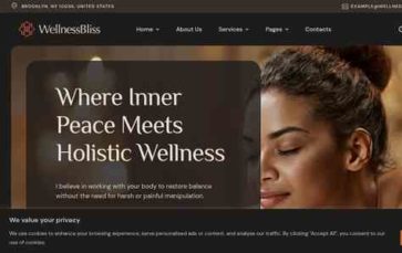 Wellness Bliss (screenshot desktop)