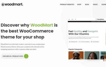 WoodMart (screenshot desktop)