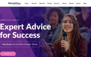 Wordsflow (screenshot desktop)