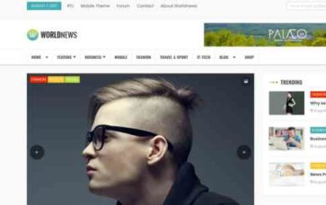 WorldNews (7uptheme) (screenshot desktop)