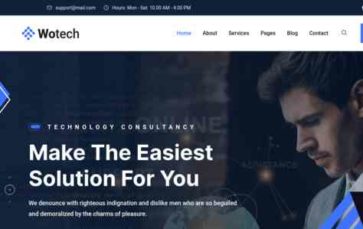Wotech (screenshot desktop)