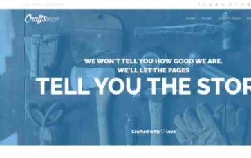 WP Craftsmen (screenshot desktop)