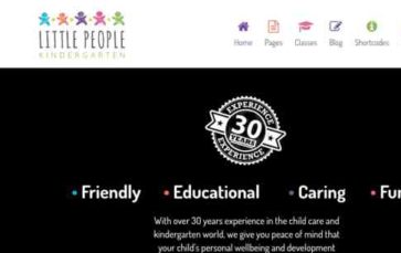 WP Kindergarten (screenshot desktop)