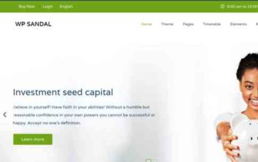 WP Sandal (screenshot desktop)