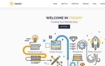 WP Trendy (screenshot desktop)