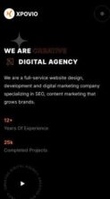 Xpovio (screenshot mobile)