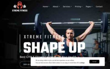 XtremeFitness (screenshot desktop)