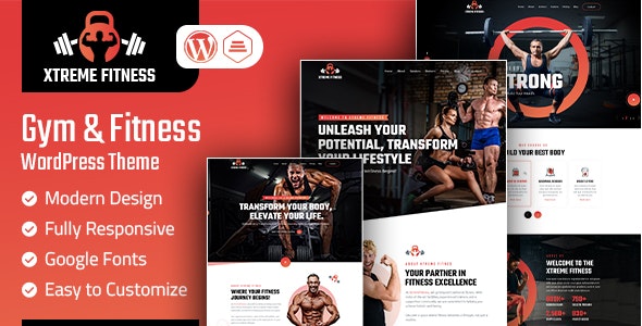 XtremeFitness (ThemeForest)
