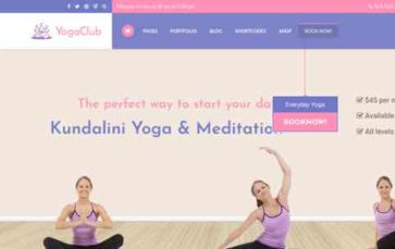 Yoga Club (Soft Web Media) - (screenshot desktop)