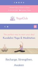 Yoga Club (Soft Web Media) - (screenshot mobile)
