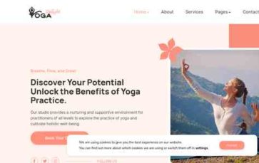 YogaDelight (screenshot desktop)