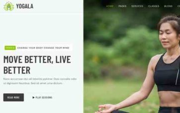 Yogala (screenshot desktop)