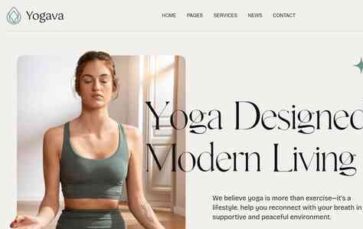 Yogava (screenshot desktop)