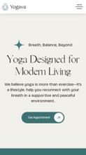 Yogava (screenshot mobile)