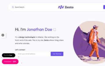 Zento (screenshot desktop)