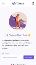 Zento (screenshot mobile)
