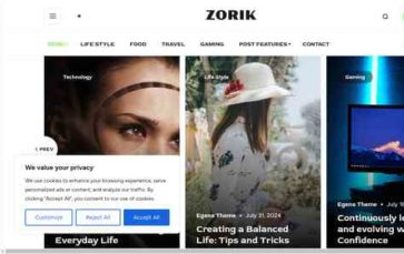 Zorik (screenshot desktop)