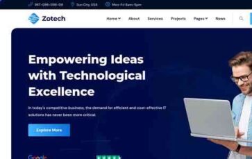 Zotech (screenshot desktop)