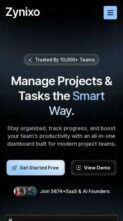 Zynixo (screenshot mobile)