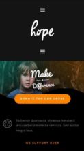 Hope (ThemeFuse) - (screenshot mobile)
