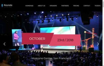 Keynote (ThemeFuse) - (screenshot desktop)