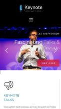 Keynote (ThemeFuse) - (screenshot mobile)