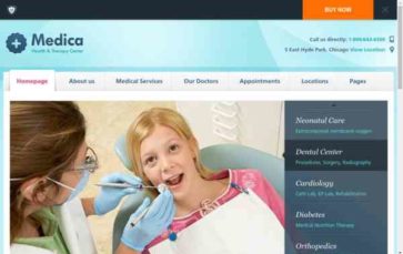Medica (ThemeFuse) - (screenshot desktop)