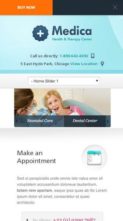 Medica (ThemeFuse) - (screenshot mobile)