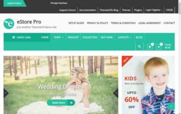 eStore Pro (screenshot desktop)