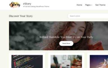 eStory (screenshot desktop)
