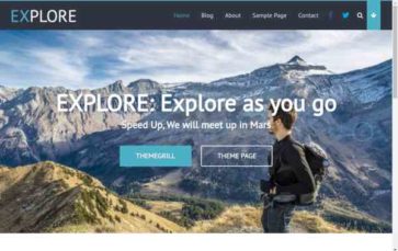 Explore (ThemeGrill) (screenshot desktop)