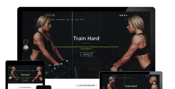 FitClub Pro (ThemeGrill)