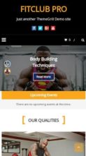 FitClub Pro (screenshot mobile)