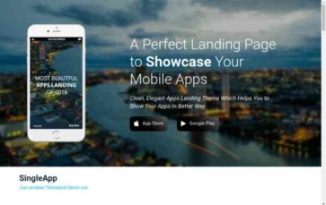 SingleApp (screenshot desktop)