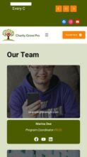 Charity Grove Pro (screenshot mobile)