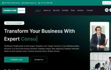 ConsultingWP Pro (screenshot desktop)
