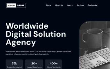 DigitalGrove (screenshot desktop)