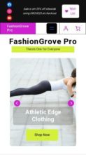 FashionGrove Pro (screenshot mobile)